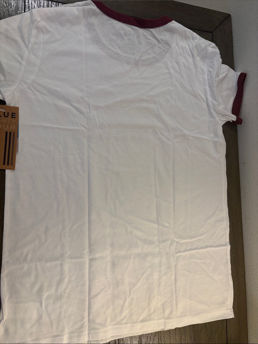 NWT [Blue 84] Minnesota Golden Gophers NCAA Ringer Tee Maroon/White Women’s M - Picture 6 of 9